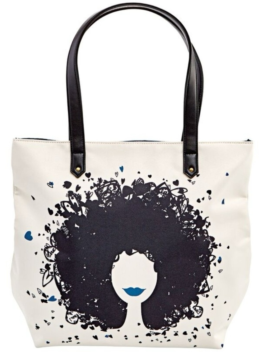 Hearts & Curls Tote Bag
